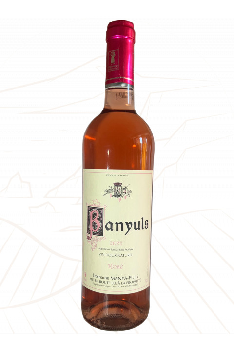 AOP Banyuls Rosé 2022 - Domaine Manya-Puig-Valentin