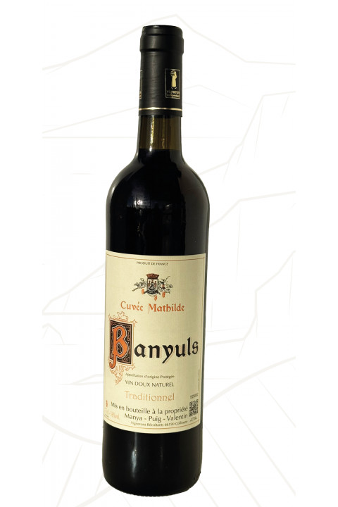 AOP Banyuls Tradionnel - Cuvée Mathilde - Domaine Manya-Puig-Valentin