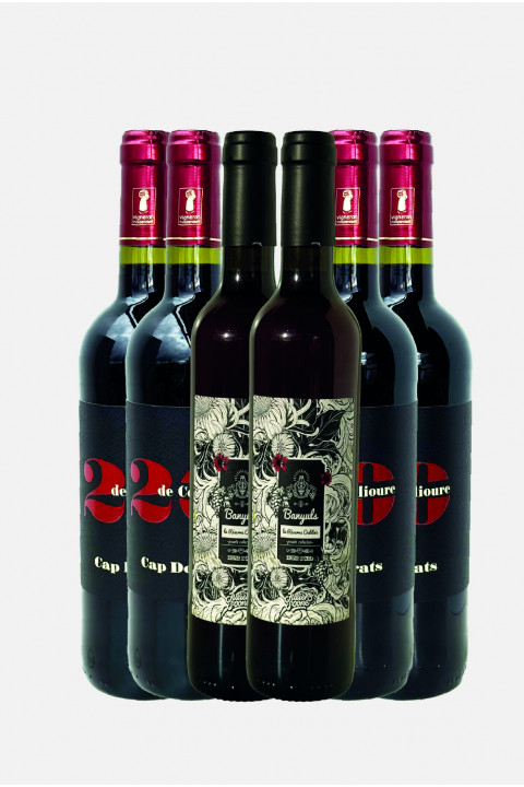 Cap Dorats 2023 & Banyuls Hors d'Age : Lot de 6 bouteilles